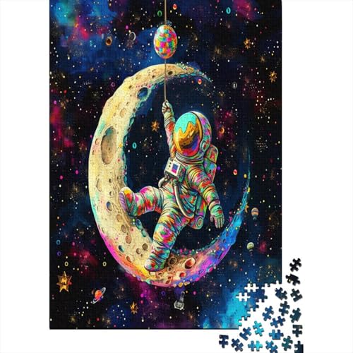 Astronaut Puzzle 1000 Teile Puzzle Für Erwachsene Und Kinder Ab 14 Jahren,Puzzlespiel Erwachsenen Puzzlespiel Puzzel 1000pcs (75x50cm) von BXYAFEKUD