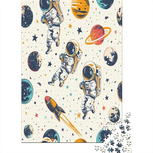 Astronaut Puzzlespiel 1000 Teile Puzzles Für Erwachsene Lernspiel Herausforderung Spielzeug 1000 Teile Puzzles Für Erwachsene Kinder Erwachsenen Puzzlespiel Puzzel 1000pcs (75x50cm) von BXYAFEKUD
