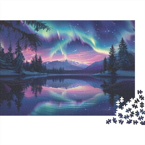 Aurora Puzzle 1000 Teile Für Erwachsene Und Kinder Ab 14 Jahren Für Stressabbauer Puzzel 1000pcs (75x50cm) von BXYAFEKUD