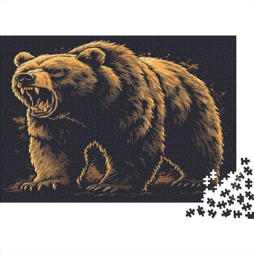 Bär Puzzle 1000 Teile Puzzle Für Erwachsene Und Kinder Ab 14 Jahren Puzzel 1000pcs (75x50cm) von BXYAFEKUD