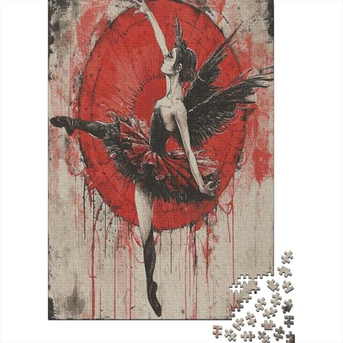 Balletttanz Puzzle 1000 Teile,Puzzle Für Erwachsene, Impossible Puzzle,Puzzle Farbenfrohes Legespiel,Geschicklichkeitsspiel Für Die Ganze Familie Puzzel 1000pcs (75x50cm) von BXYAFEKUD