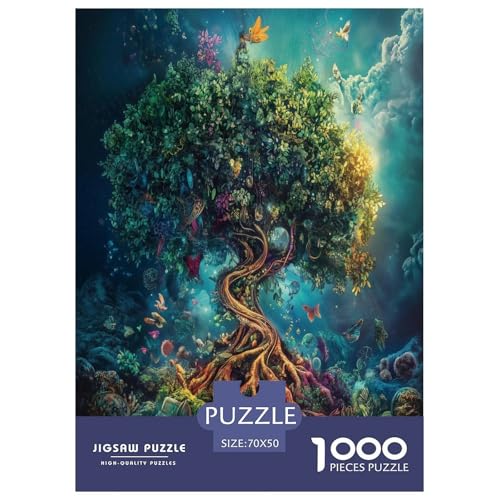 Baum des Lebens Puzzle 1000 Teile Schwer Puzzle Spielzeug Lernspiel Impossible Herausforderungsspielzeug Für Erwachsene Und Kinder Ab 12 Jahren 70x50cm/1000pcs Baum des Lebens Puzzle 1000 Teile Schwer Puzzle Spielzeug Lernspiel Impossible Herausforderungsspielzeug Für Erwachsene Und Kinder Ab 12 Jahren 70x50cm/1000pcs von BXYAFEKUD
