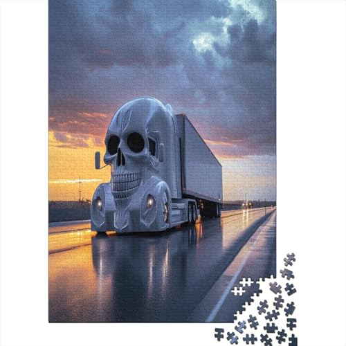 Big Truck Puzzle 1000 Teile,Puzzlespiel Für Erwachsene,Impossible Puzzle,Puzzle Geschicklichkeitsspiel Für Die Ganze Familie, Geschenke Für Männer/Frauen Erwachsenen Puzzel 1000pcs (75x50cm) von BXYAFEKUD