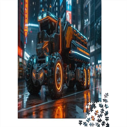 Big Truck Puzzle 1000 Teile Erwachsener Kniffel Spaß Für Die Ganze Familie - Abwechslungsreiche 1000 Puzzleteilige Motive Puzzlespiel Erwachsene, Puzzel 1000pcs (75x50cm) von BXYAFEKUD