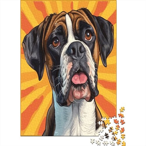 Boxer Puzzlespiel 1000 Teile Puzzles Für Erwachsene Lernspiel Herausforderung Spielzeug 1000 Teile Puzzles Für Erwachsene Kinder Erwachsenen Puzzlespiel Puzzel 1000pcs (75x50cm) von BXYAFEKUD
