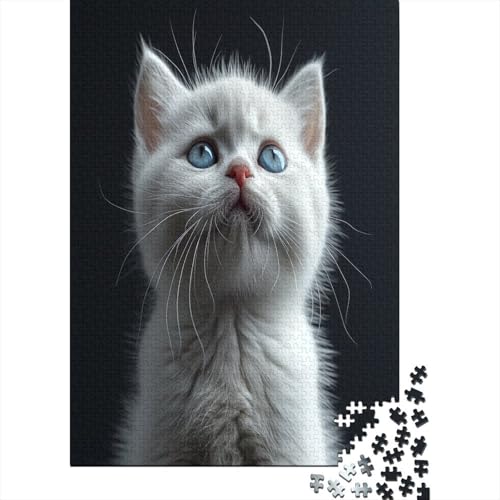 Britisches Kurzhaar Puzzle 1000 Teile,für Erwachsene, Impossible Puzzle,farbenfrohes Legespiel,Geschicklichkeitsspiel Für Die Ganze Familie,Erwachsenenpuzzle Puzzel 1000pcs (75x50cm) von BXYAFEKUD