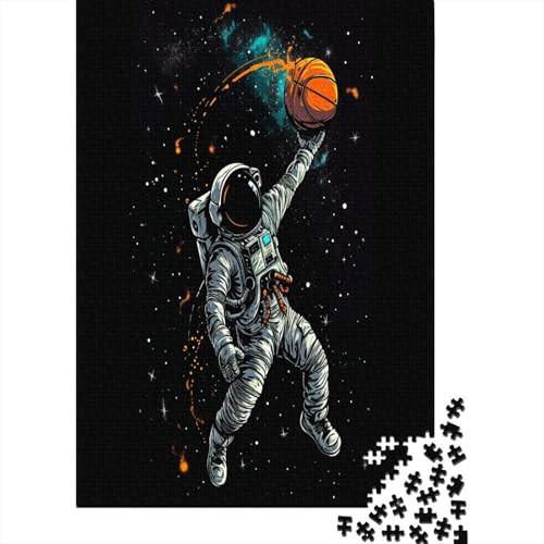 Cartoon Astronaut Puzzle 1000 Teile, Erwachsene, Klassische Puzzle, Impossible Puzzle,Geschicklichkeitsspiel Für Die Ganze Familie Erwachsenenpuzzle Ab 14 Jahren Puzzel 1000pcs (75x50cm) von BXYAFEKUD