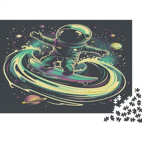 Cartoon Astronaut Puzzle 1000 Teile Puzzle Für Erwachsene Und Kinder Ab 14 Jahren,Puzzlespiel Erwachsenen Puzzlespiel Puzzel 1000pcs (75x50cm) von BXYAFEKUD