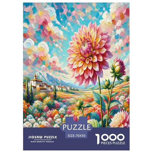 Dahlia Puzzle 1000 Teile Schwer Puzzle Spielzeug Lernspiel Impossible Herausforderungsspielzeug Für Erwachsene Und Kinder Ab 12 Jahren 70x50cm/1000pcs Dahlia Puzzle 1000 Teile Schwer Puzzle Spielzeug Lernspiel Impossible Herausforderungsspielzeug Für Erwachsene Und Kinder Ab 12 Jahren 70x50cm/1000pcs von BXYAFEKUD