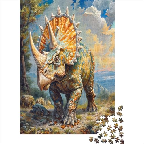 Dinosaurier Puzzle 1000 Teile Für Erwachsene Und Kinder Ab 14 Jahren Für Stressabbauer Puzzel 1000pcs (75x50cm) von BXYAFEKUD