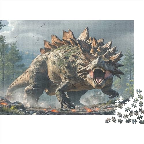 Dinosaurier Puzzle 1000 Teile Puzzles Für Erwachsene Lernspiel Herausforderungsspielzeug 1000-teilige Puzzlespiel Für Erwachsene Kinder Puzzel 1000pcs (75x50cm) von BXYAFEKUD