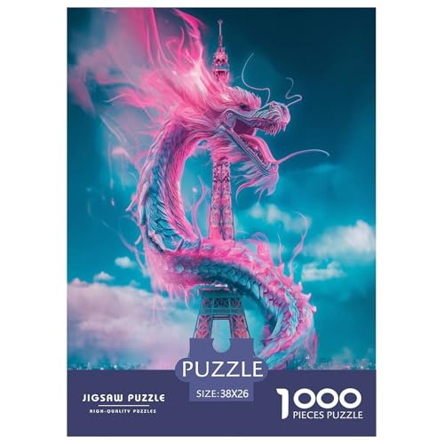 Drachen Puzzles 1000-teilige Schwer Puzzle Spielzeug Lernspiel Impossible Herausforderungsspielzeug Für Erwachsene Kinder 38x26cm/1000pcs Drachen Puzzles 1000-teilige Schwer Puzzle Spielzeug Lernspiel Impossible Herausforderungsspielzeug Für Erwachsene Kinder 38x26cm/1000pcs von BXYAFEKUD