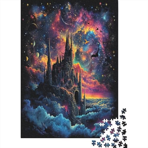 Dream Schloss Puzzle 1000 Teile Erwachsener Kniffel Spaß Für Die Ganze Familie - Abwechslungsreiche 1000 Puzzleteilige Motive Puzzlespiel Erwachsene, Puzzel 1000pcs (75x50cm) von BXYAFEKUD