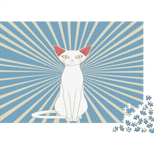 Egyptian Kat Puzzlespiel 1000 Teile Puzzle Für Erwachsene Und Kinder Ab 14 Jahren, Puzzle Erwachsenen Puzzlespi Puzzel 1000pcs (75x50cm) von BXYAFEKUD