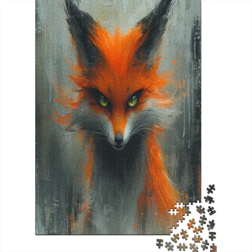 Fuchs Puzzle 1000 Teile,Puzzlespiel Für Erwachsene,Impossible Puzzle,Puzzle Geschicklichkeitsspiel Für Die Ganze Familie, Geschenke Für Männer/Frauen Erwachsenen Puzzel 1000pcs (75x50cm) von BXYAFEKUD