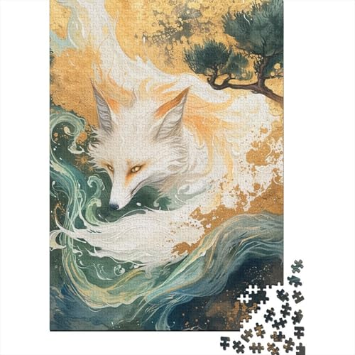 Fuchs Puzzle 1000 Teile Erwachsener Kniffel Spaß Für Die Ganze Familie - Abwechslungsreiche 1000 Puzzleteilige Motive Puzzle Erwachsene, Puzzel 1000pcs (75x50cm) von BXYAFEKUD