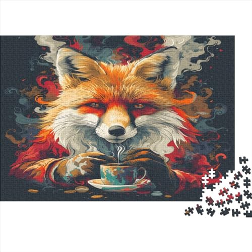 Fuchs Puzzle 1000 Teile Puzzles Für Erwachsene Lernspiel Herausforderungsspielzeug 1000-teilige Puzzlespiel Für Erwachsene Kinder Puzzel 1000pcs (75x50cm) von BXYAFEKUD