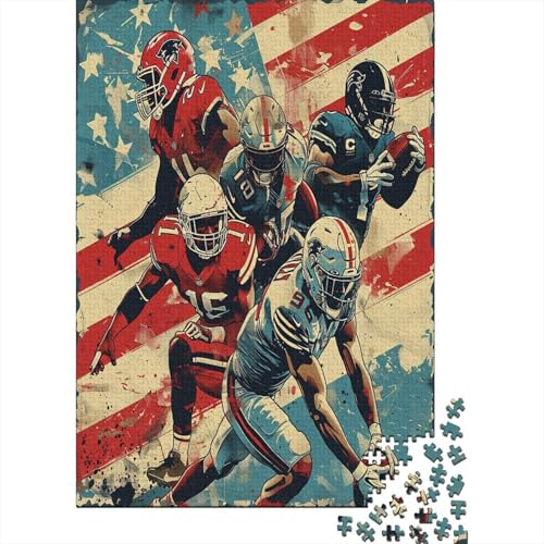 Fußball Puzzle 1000 Teile Puzzle Für Erwachsene Und Kinder Ab 14 Jahren Puzzel 1000pcs (75x50cm) von BXYAFEKUD