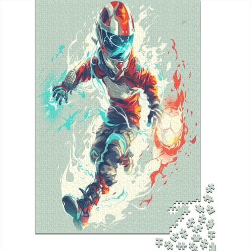 Fußball Puzzlespiel 1000 Teile Puzzles Für Erwachsene Lernspiel Herausforderung Spielzeug 1000 Teile Puzzles Für Erwachsene Kinder Erwachsenen Puzzlespiel Puzzel 1000pcs (75x50cm) von BXYAFEKUD