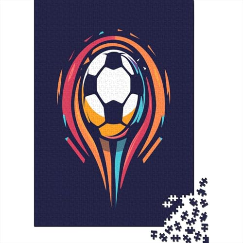 Fußball Puzzlespiel 1000 Teile Puzzles Für Erwachsene Lernspiel Herausforderung Spielzeug 1000 Teile Puzzles Für Erwachsene Kinder Erwachsenen Puzzlespiel Puzzel 1000pcs (75x50cm) von BXYAFEKUD
