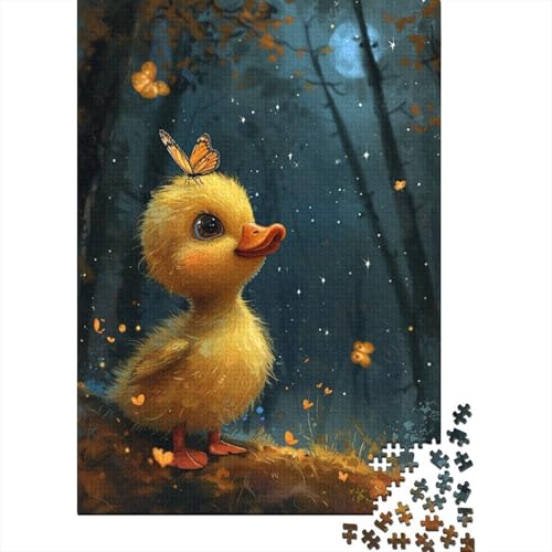 Gelbe Ente 1000 Stück Puzzles Für Erwachsene Teenager Stress Abbauen Familien-Puzzlespiel 1000-teiliges Puzzle Kinder Lernspiel Spielzeug Geschenk Puzzel 1000pcs (75x50cm) von BXYAFEKUD