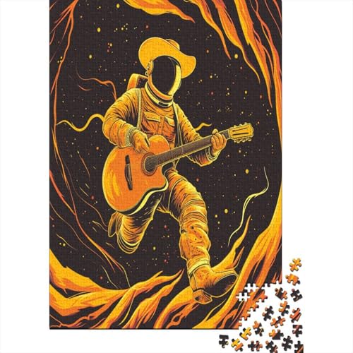 Gitarre 1000 Stück Puzzles Für Erwachsene Teenager Stress Abbauen Familien-Puzzlespiel 1000-teiliges Puzzle Kinder Lernspiel Spielzeug Geschenk Puzzel 1000pcs (75x50cm) von BXYAFEKUD