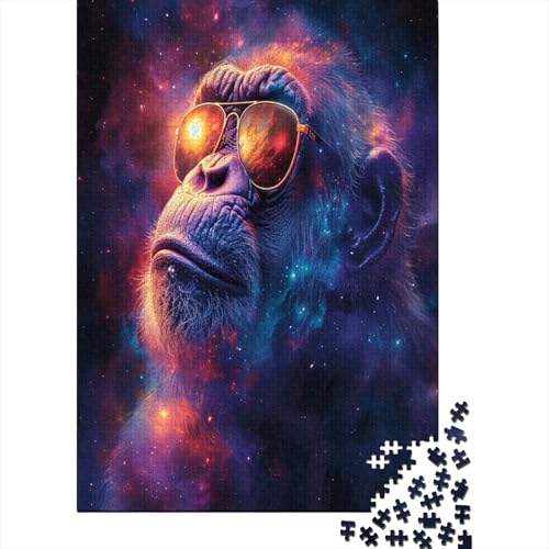Gorilla Puzzle 1000 Teile Puzzle Für Erwachsene Und Kinder Ab 14 Jahren Puzzel 1000pcs (75x50cm) von BXYAFEKUD
