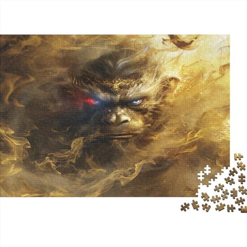Gorilla Puzzlespiel 1000 Teile Erwachsene -Puzzle 1000 Stück Spiel Puzzles Für Erwachsene Kinder Puzzle Erwachsenen Puzzlespiel Puzzel 1000pcs (75x50cm) von BXYAFEKUD
