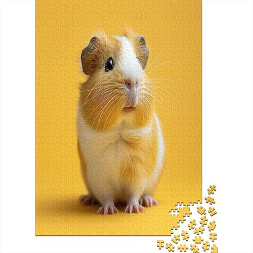 Hamster 1000 Teile Puzzle Für Erwachsene, Hochwertige Recycelbare Materialien Und Druck Puzzlespiel, Familienspiel, Geschenk Für Liebhaber Oder Freunde Puzzel 1000pcs (75x50cm) von BXYAFEKUD