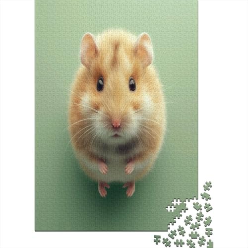 Hamster Puzzle 1000 Teile Puzzle Für Erwachsene Und Kinder Ab 14 Jahren Puzzel 1000pcs (75x50cm) von BXYAFEKUD