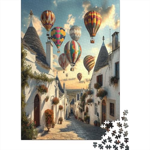 Heißluftballon Puzzle 1000 Teile Erwachsener Kniffel Spaß Für Die Ganze Familie - Abwechslungsreiche 1000 Puzzleteilige Motive Puzzle Erwachsene, Puzzel 1000pcs (75x50cm) von BXYAFEKUD