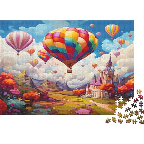 Heißluftballon Puzzle 1000 Teile Erwachsener Kniffel Spaß Für Die Ganze Familie - Abwechslungsreiche 1000 Puzzleteilige Motive Puzzlespiel Erwachsene, Puzzel 1000pcs (75x50cm) von BXYAFEKUD