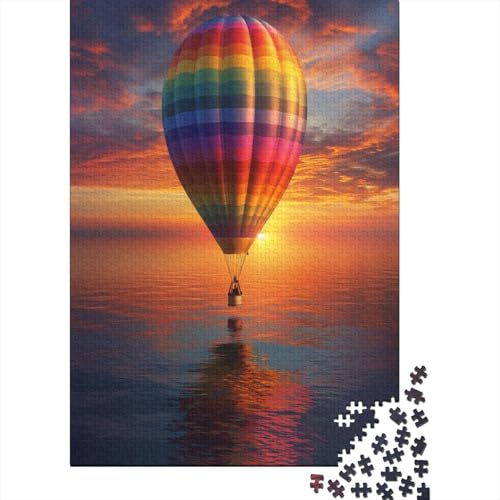 Heißluftballon Puzzle 1000 Teile Für Erwachsene Und Kinder Ab 14 Jahren Für Stressabbauer Puzzel 1000pcs (75x50cm) von BXYAFEKUD