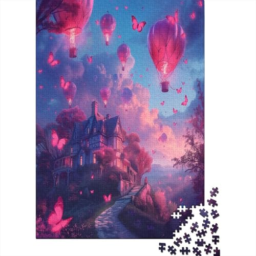 Heißluftballon Puzzle 1000 Teile Für Erwachsene Und Kinder Ab 14 Jahren Für Stressabbauer Puzzel 1000pcs (75x50cm) von BXYAFEKUD