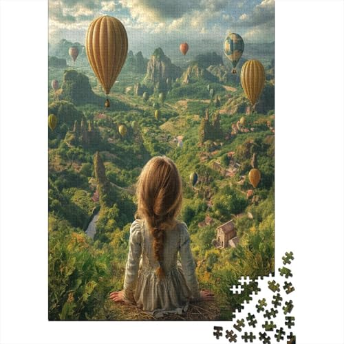 Heißluftballon Puzzlespiel 1000 Teile Erwachsene -Puzzle 1000 Stück Spiel Puzzles Für Erwachsene Kinder Puzzle Erwachsenen Puzzlespiel Puzzel 1000pcs (75x50cm) von BXYAFEKUD