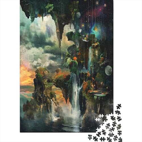 Himmel 1000 Teile,Impossible Puzzle,Geschicklichkeitsspiel Für Die Ganze Familie, Erwachsenen Puzzlespiel Puzzel 1000pcs (75x50cm) von BXYAFEKUD
