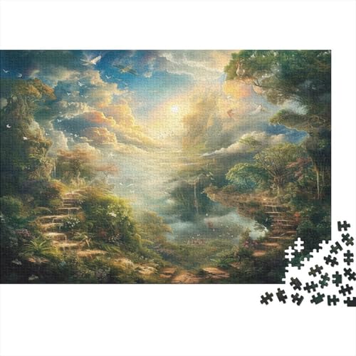 Himmel Puzzle 1000 Teile Puzzles Für Erwachsene Lernspiel Herausforderungsspielzeug 1000-teilige Puzzlespiel Für Erwachsene Kinder Puzzel 1000pcs (75x50cm) von BXYAFEKUD