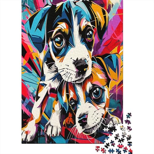 Hund Puzzle 1000 Teile Erwachsener Kniffel Spaß Für Die Ganze Familie - Abwechslungsreiche 1000 Puzzleteilige Motive Puzzlespiel Erwachsene, Puzzel 1000pcs (75x50cm) von BXYAFEKUD