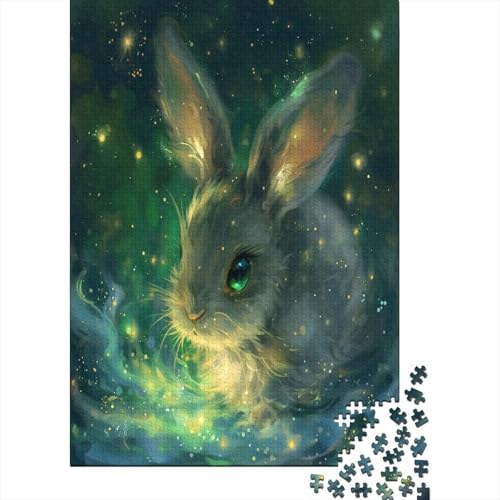 Kaninchen Puzzle 1000 Teile Erwachsener Kniffel Spaß Für Die Ganze Familie - Abwechslungsreiche 1000 Puzzleteilige Motive Puzzlespiel Erwachsene, Puzzel 1000pcs (75x50cm) von BXYAFEKUD