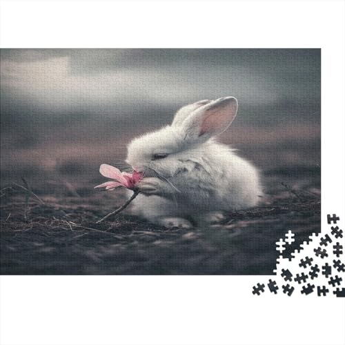 Kaninchen Puzzle 1000 Teile Puzzle Für Erwachsene Und Kinder Ab 14 Jahren,Puzzlespiel Erwachsenen Puzzlespiel Puzzel 1000pcs (75x50cm) von BXYAFEKUD