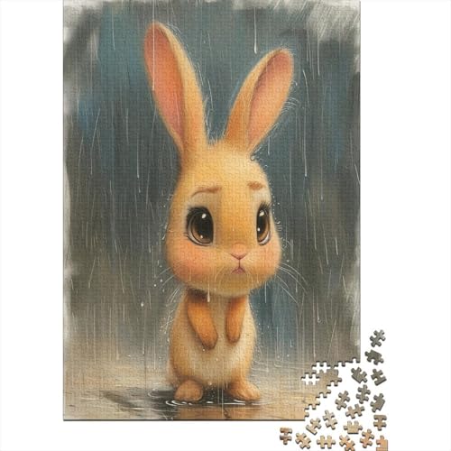 Kaninchen Puzzlespiel 1000 Teile Erwachsene -Puzzle 1000 Stück Spiel Puzzles Für Erwachsene Kinder Puzzle Erwachsenen Puzzlespiel Puzzel 1000pcs (75x50cm) von BXYAFEKUD