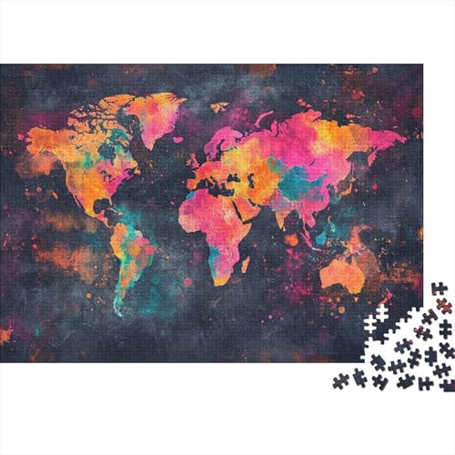 Karte of Europe Puzzle 1000 Teile Erwachsene, Puzzlespiel Jigsaw Puzzles Erwachsenen Puzzlespiel Puzzel 1000pcs (75x50cm) von BXYAFEKUD