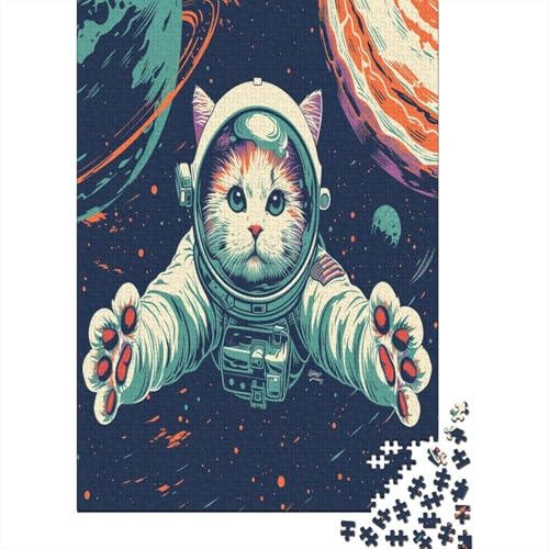 Kat Puzzles1000 Teile, Puzzle Für Erwachsene, Geschicklichkeitsspiel Für Die Ganze Familie, Klassische Puzzle,Geburtstagsgeschenk Erwachsenen Puzzlespiel Puzzel 1000pcs (75x50cm) von BXYAFEKUD