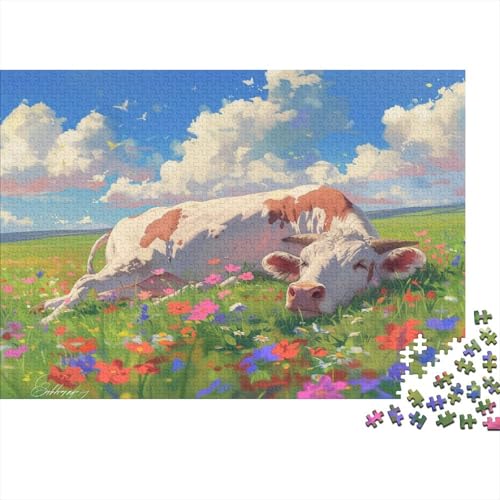 Kattle Puzzle 1000 Teile Puzzles Für Erwachsene Lernspiel Herausforderungsspielzeug 1000-teilige Puzzlespiel Für Erwachsene Kinder Puzzel 1000pcs (75x50cm) von BXYAFEKUD