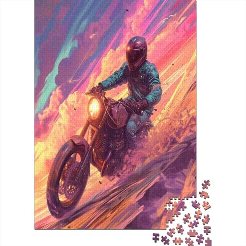 Kreuz-Country Motorcycle Puzzle 1000 Teile Puzzle Für Erwachsene Und Kinder Ab 14 Jahren,Puzzlespiel Erwachsenen Puzzlespiel Puzzel 1000pcs (75x50cm) von BXYAFEKUD
