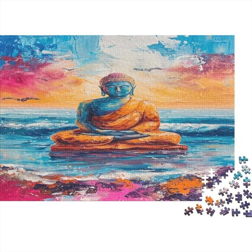 Künstlerische Buddha Statuen Puzzle 1000 Teile Puzzles Für Erwachsene Klassische Puzzles 1000 Teile Erwachsene Puzzlespiel Erwachsene 1000 Teile Erwachsenen Puzzlespiel Puzzel 1000pcs (75x50cm) von BXYAFEKUD