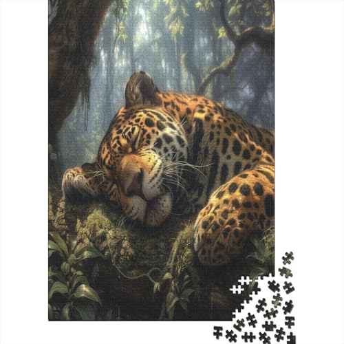Leopard Puzzlespiel 1000 Teile Puzzles Für Erwachsene Lernspiel Herausforderung Spielzeug 1000 Teile Puzzles Für Erwachsene Kinder Erwachsenen Puzzlespiel Puzzel 1000pcs (75x50cm) von BXYAFEKUD
