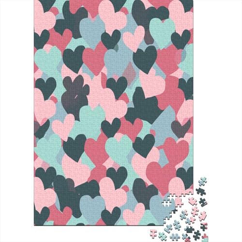 Liebe Puzzlespiel 1000 Teile Puzzles Für Erwachsene Lernspiel Herausforderung Spielzeug 1000 Teile Puzzles Für Erwachsene Kinder Erwachsenen Puzzlespiel Puzzel 1000pcs (75x50cm) von BXYAFEKUD