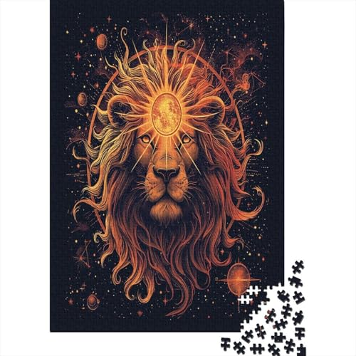 Löwe Puzzle 1000 Teile Für Erwachsene Und Kinder Ab 14 Jahren Für Stressabbauer Puzzel 1000pcs (75x50cm) von BXYAFEKUD