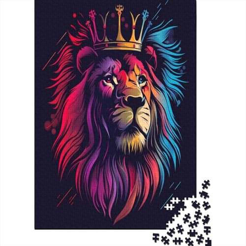 Löwe Puzzlespiel 1000 Teile Erwachsene -Puzzle 1000 Stück Spiel Puzzles Für Erwachsene Kinder Puzzle Erwachsenen Puzzlespiel Puzzel 1000pcs (75x50cm) von BXYAFEKUD